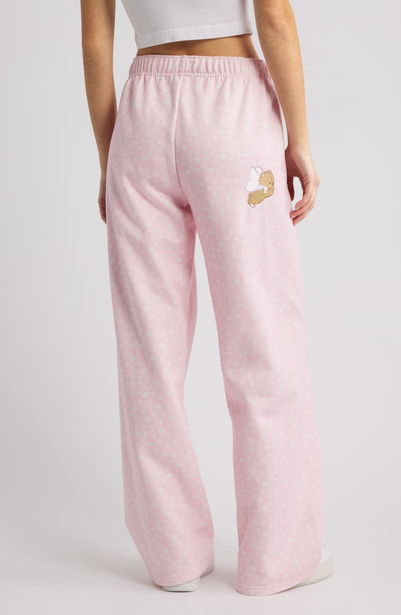 HAPPY CAMP3R Angel Bear Core Sweatpants, Alternate, color, Baby Pink