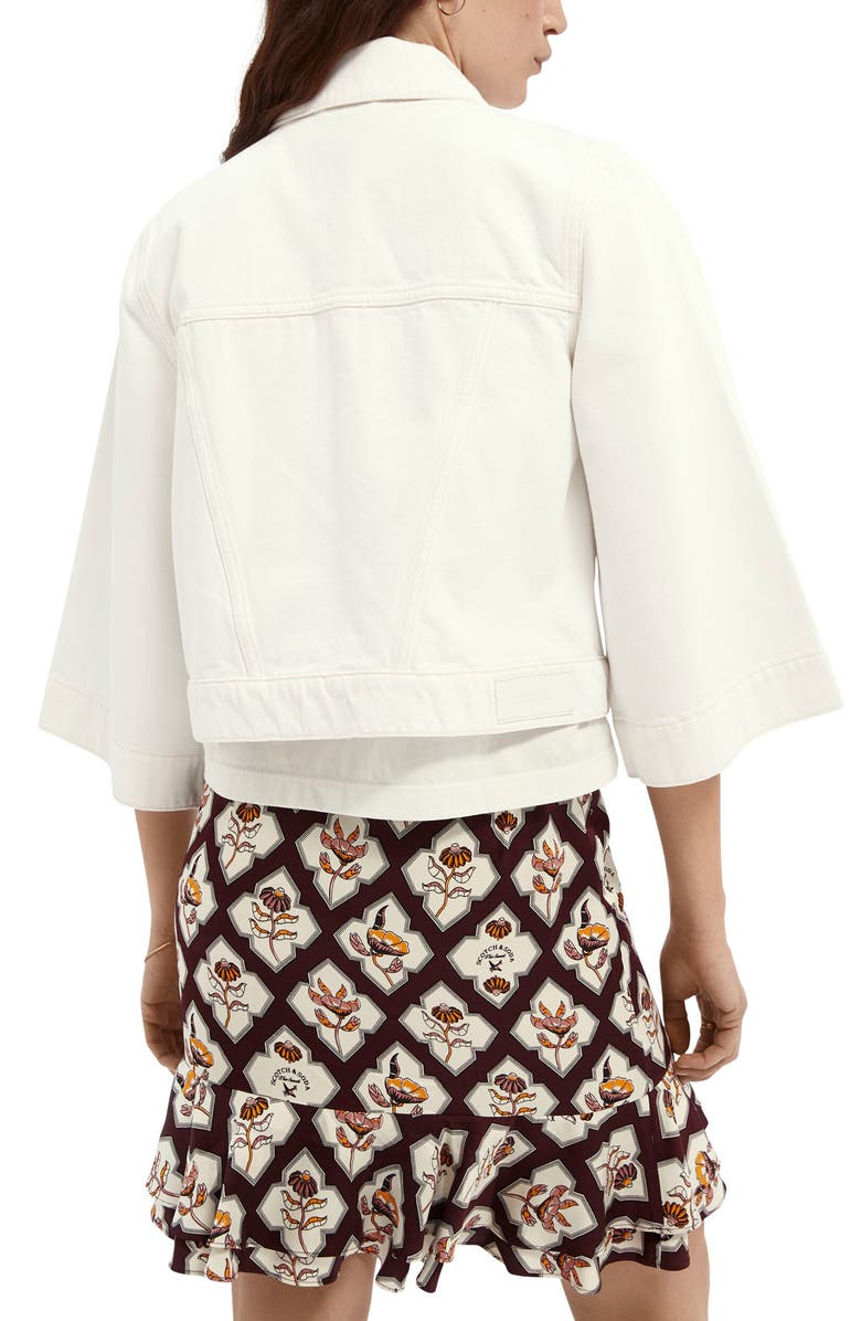 Scotch & Soda Crop Trucker Jacket, Alternate, color,