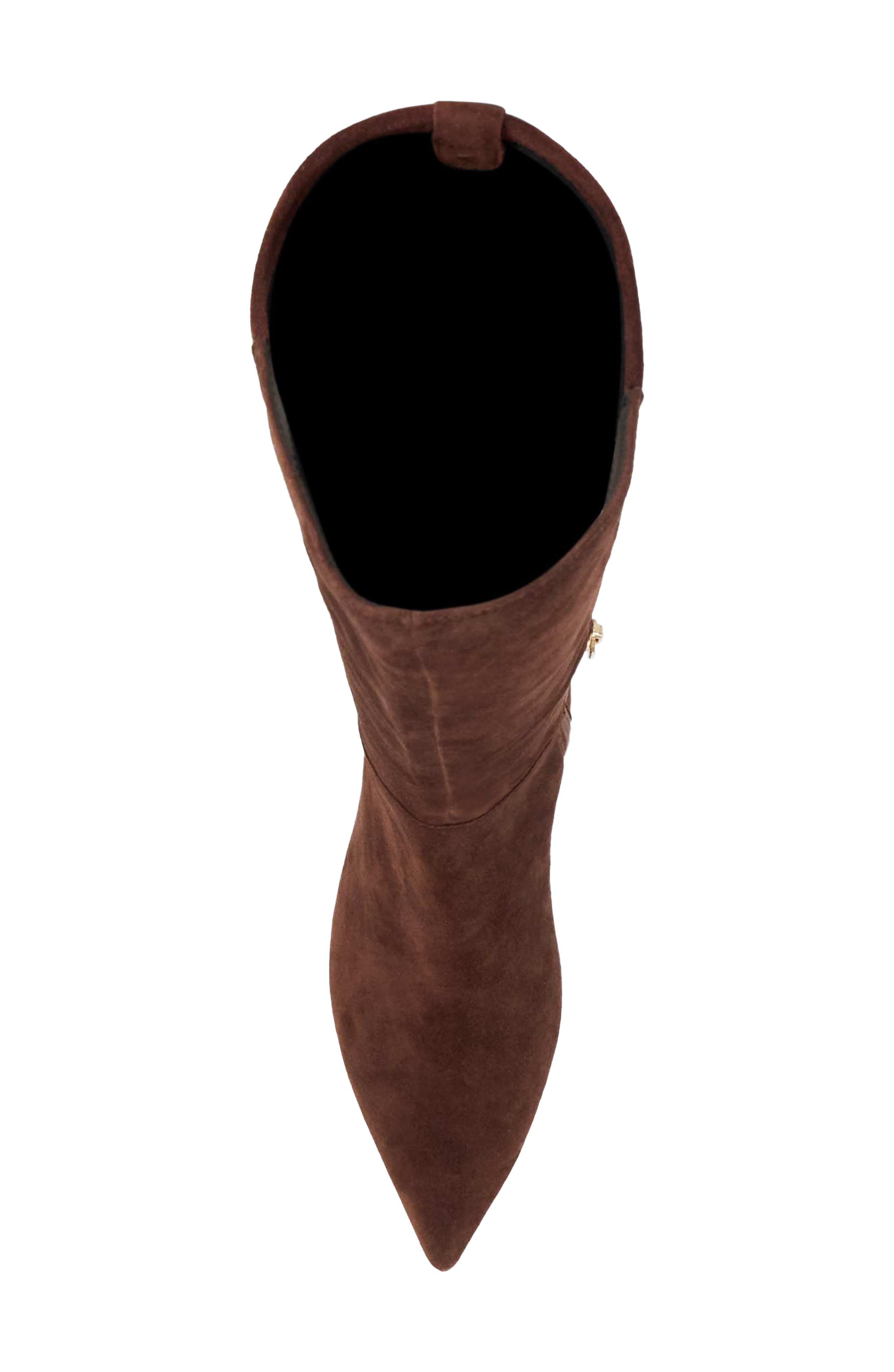 Sultry Leather Knee High Boot, Alternate, color, BROWN
