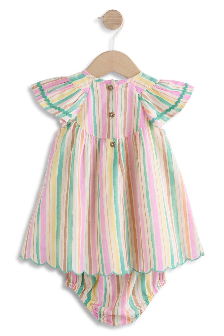 Rainbow Stripe Dress, Alternate, color, MULTI