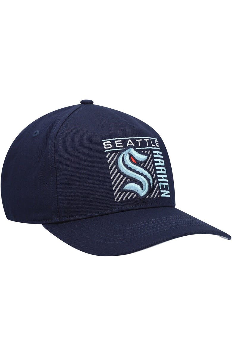 '47 Men's '47 Deep Sea Blue Seattle Kraken Reflex Hitch Snapback Hat, Alternate, color, Navy
