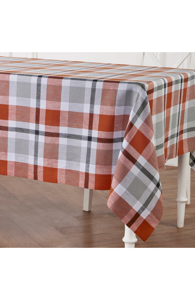 Solino Home Linen Tablecloth - Fall Buffalo Check, Alternate, color,