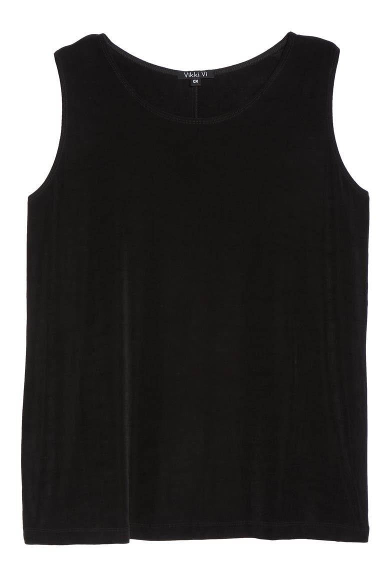 Tank Top, Alternate, color, BLACK