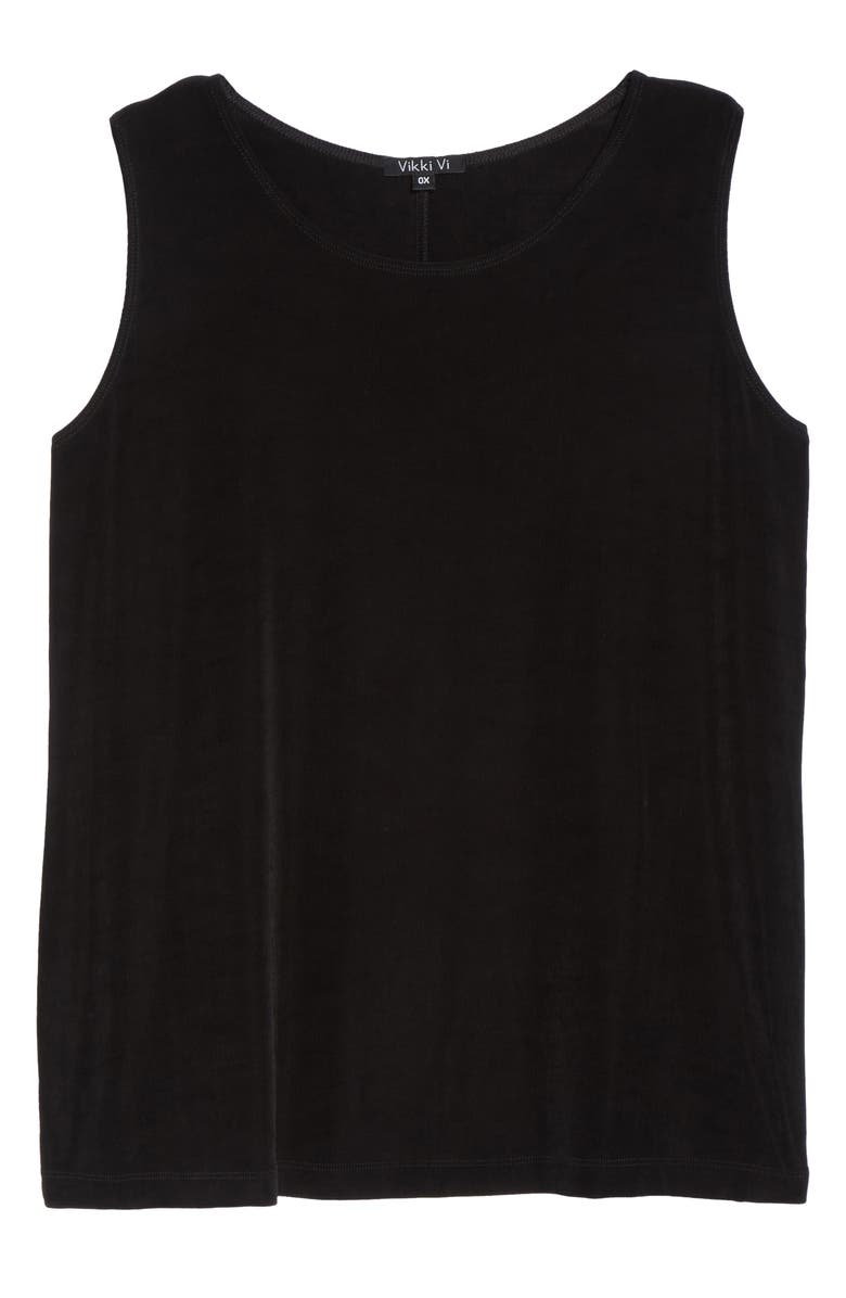 Vikki Vi Tank Top, Alternate, color, Black