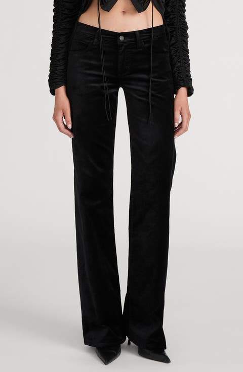 Le Velvet Flare Leg Jeans