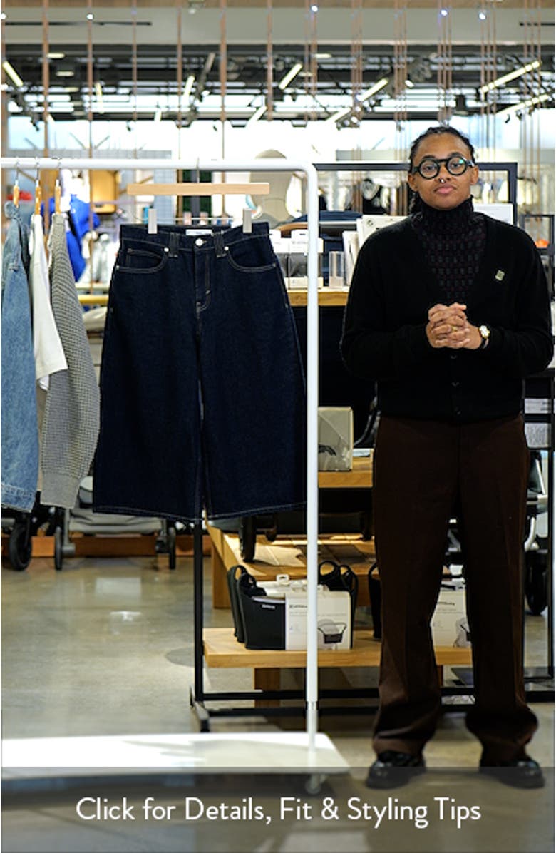 Relaxed Long Denim Shorts, sales video thumbnail