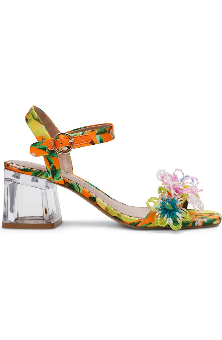 Betsey Johnson Cinthia Sandal, Alternate, color, Yellow Multi