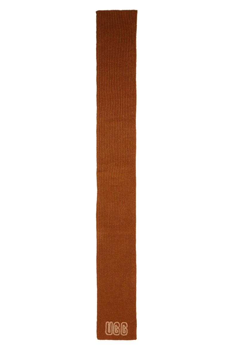 Chunky Rib Scarf, Alternate, color, DECO
