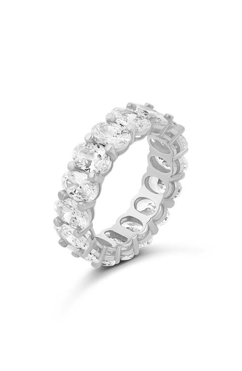 Cubic Zirconia Eternity Band