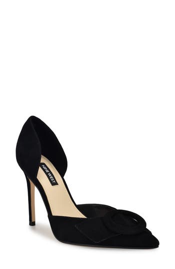 Nine West Frolly Pointed Toe D'orsay Pump In Black