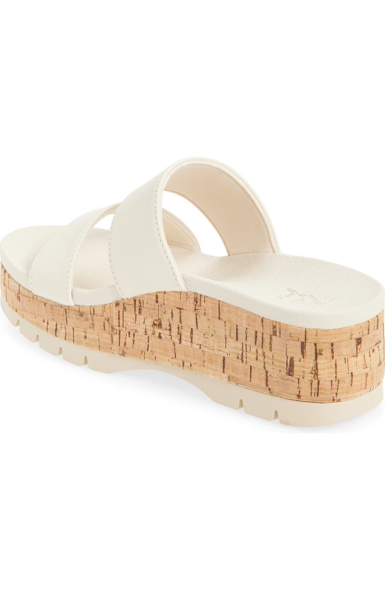 Reef Horizon 2.5 Luca Platform Slide Sandal, Alternate, color, Vintage White