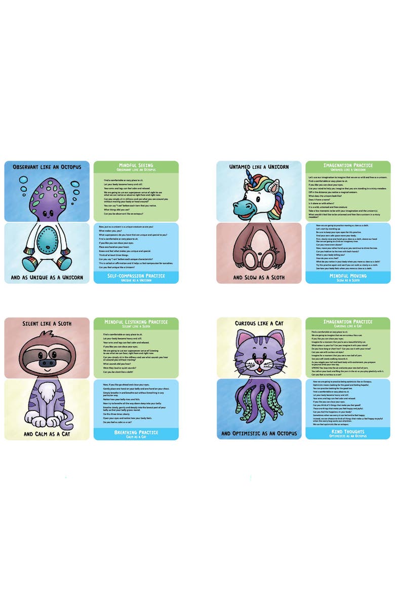 Ambassador Games Mindful Living Mindfulness Friends Cards, Alternate, color, Multicolored