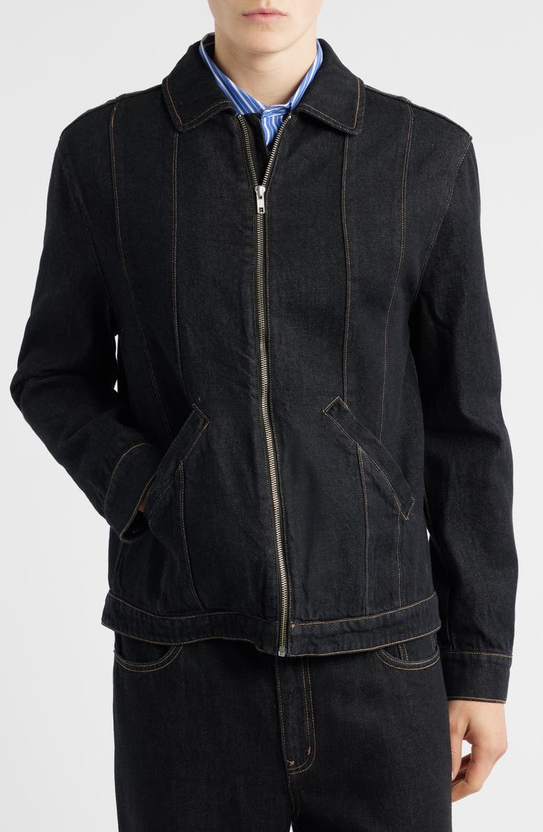 KROST Denim Combo Jacket, Alternate, color, Black