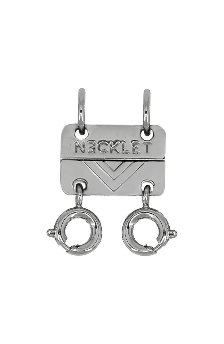 Necklet Double Layering Clasp, Main, color, 