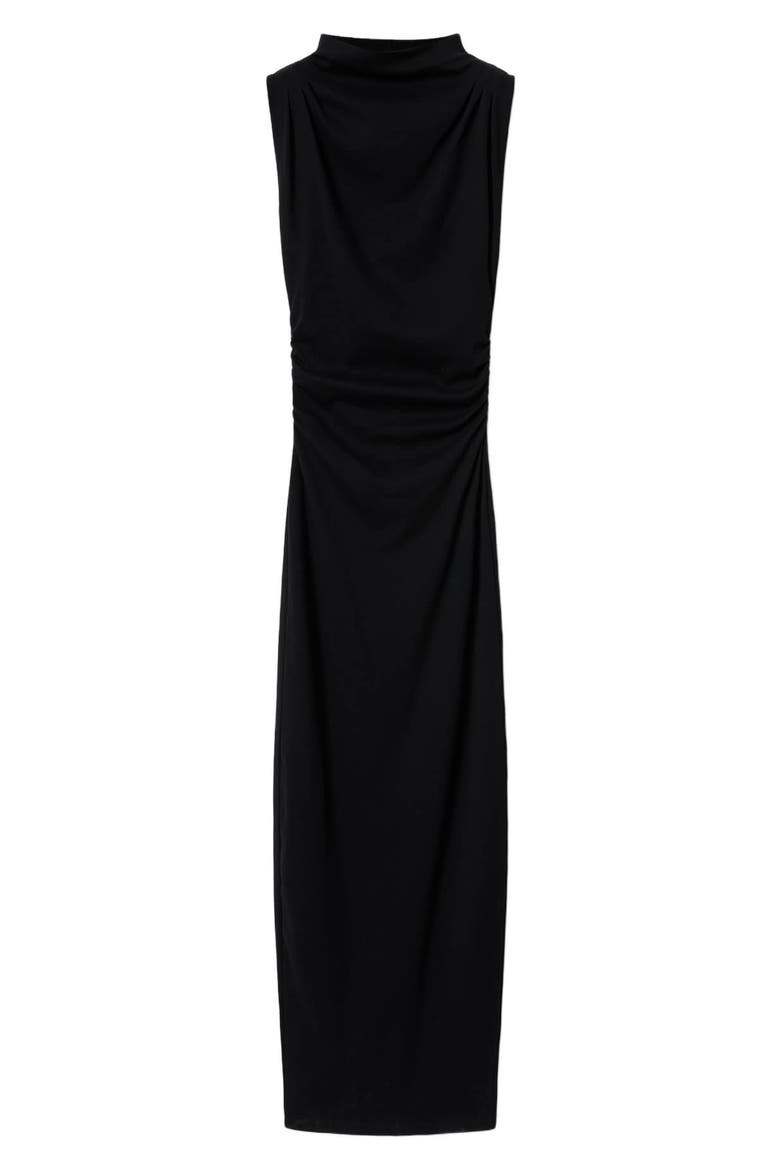 Katarina Cowl Neck Maxi Dress, Alternate, color, BLACK