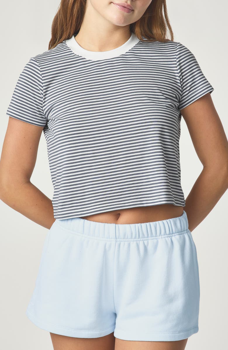 Florence by Mills Stripe Core T-Shirt, Main, color, Gris White Star