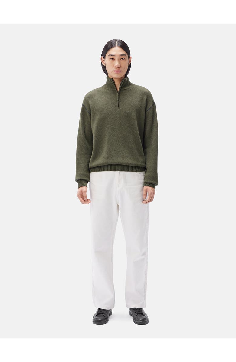 GOBI Mongolian Cashmere Men's Cashmere Quarter Zip Sweater, Alternate, color, 