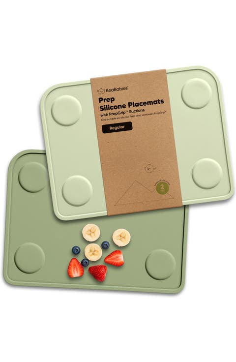 2-Pack Prep Silicone Placemats