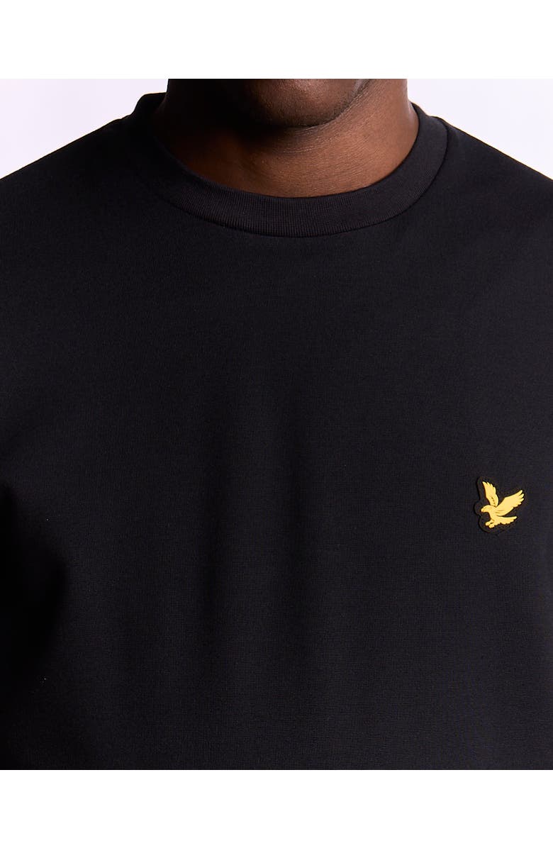 Lyle & Scott Crew Neck Long Sleeve Fly Fleece, Alternate, color, Jet Black