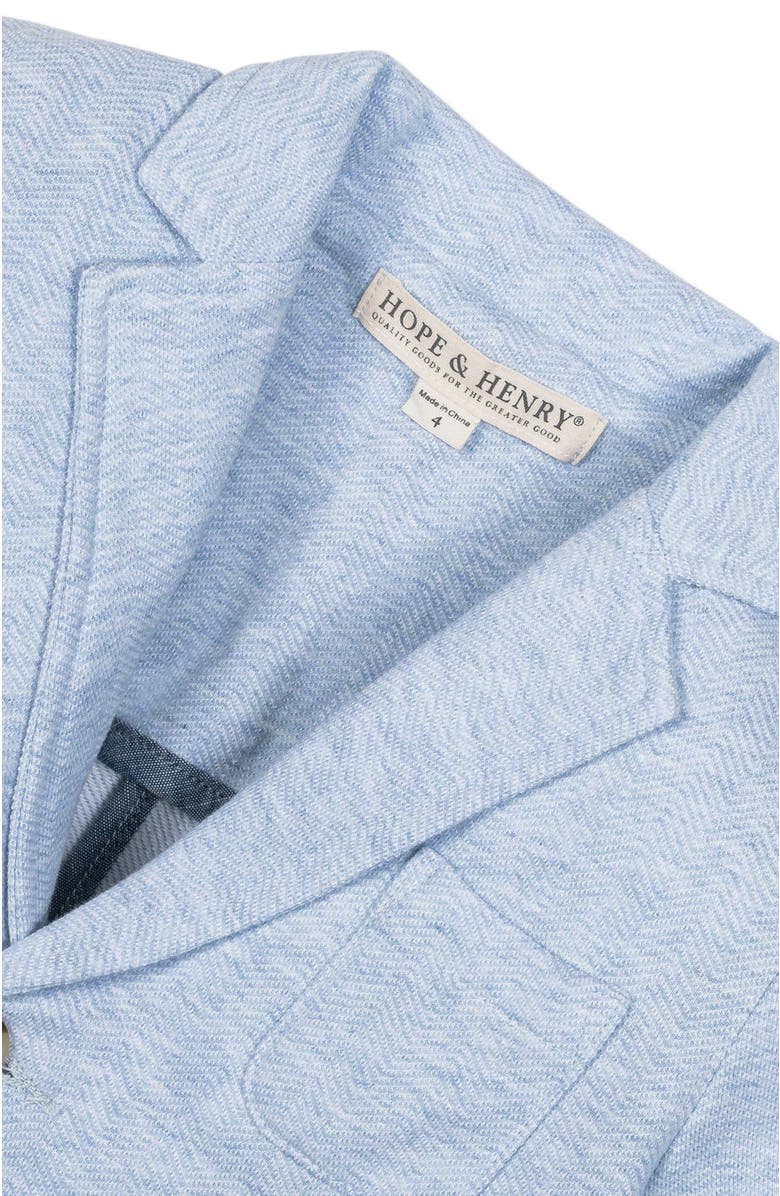 Hope & Henry Boys' French Terry Suit Blazer, Infant, Alternate, color,