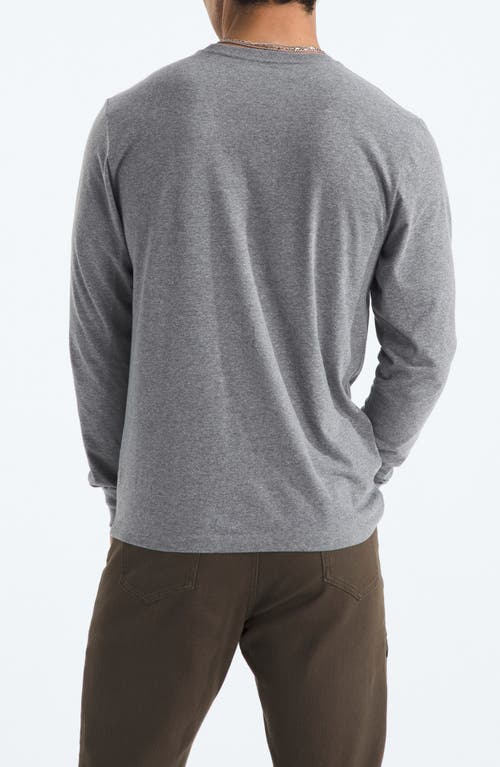 The North Face Evolutions Long Sleeve T-shirt In Gray