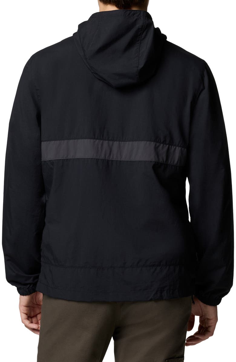 Columbia Spire Valley Water Repellent Windbreaker, Alternate, color, Black/ Shark
