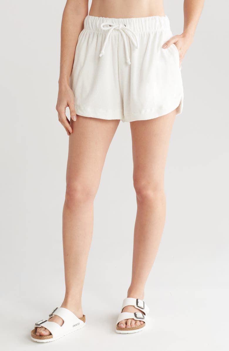 Elan Tie Waist Cover-Up Shorts, Main, color,