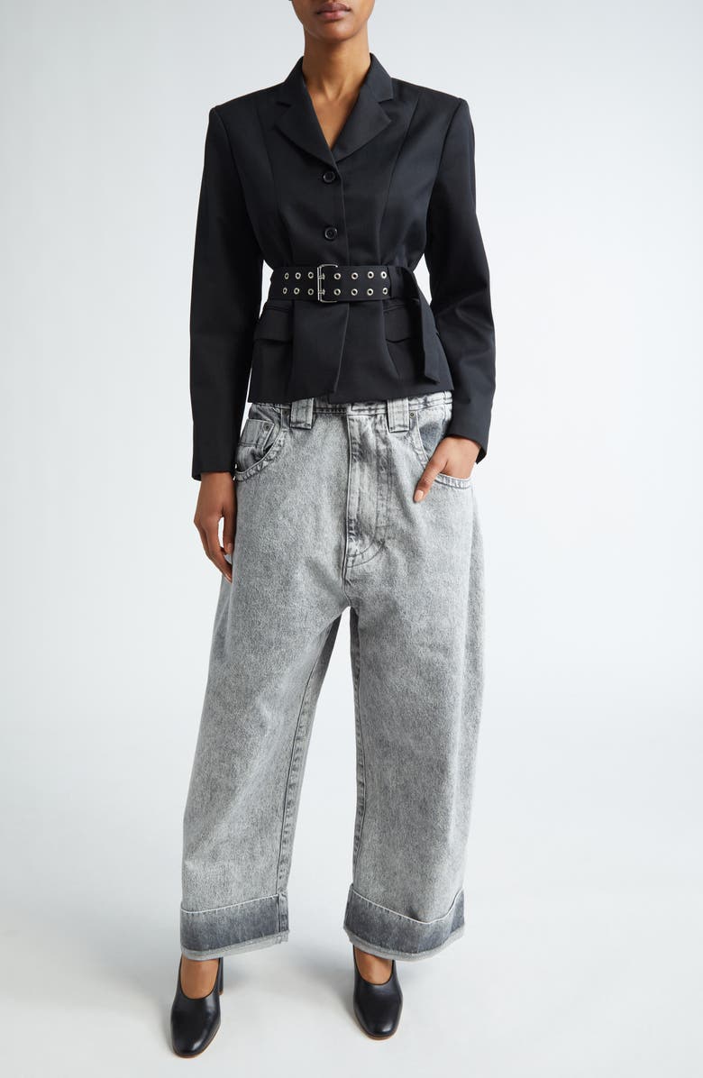 Vaquera Belted Cutout Back Blazer, Alternate, color, 