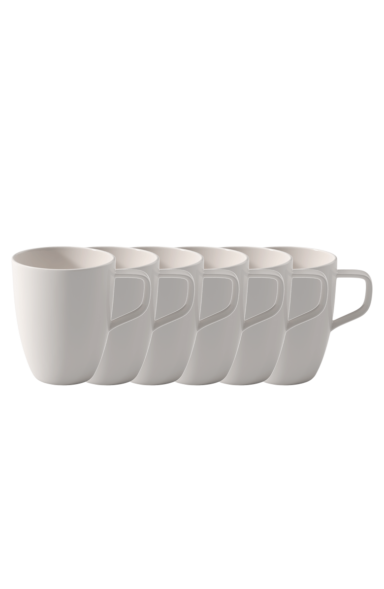 Villeroy & Boch Artesano Original Set of 6 Mug, Main, color, White