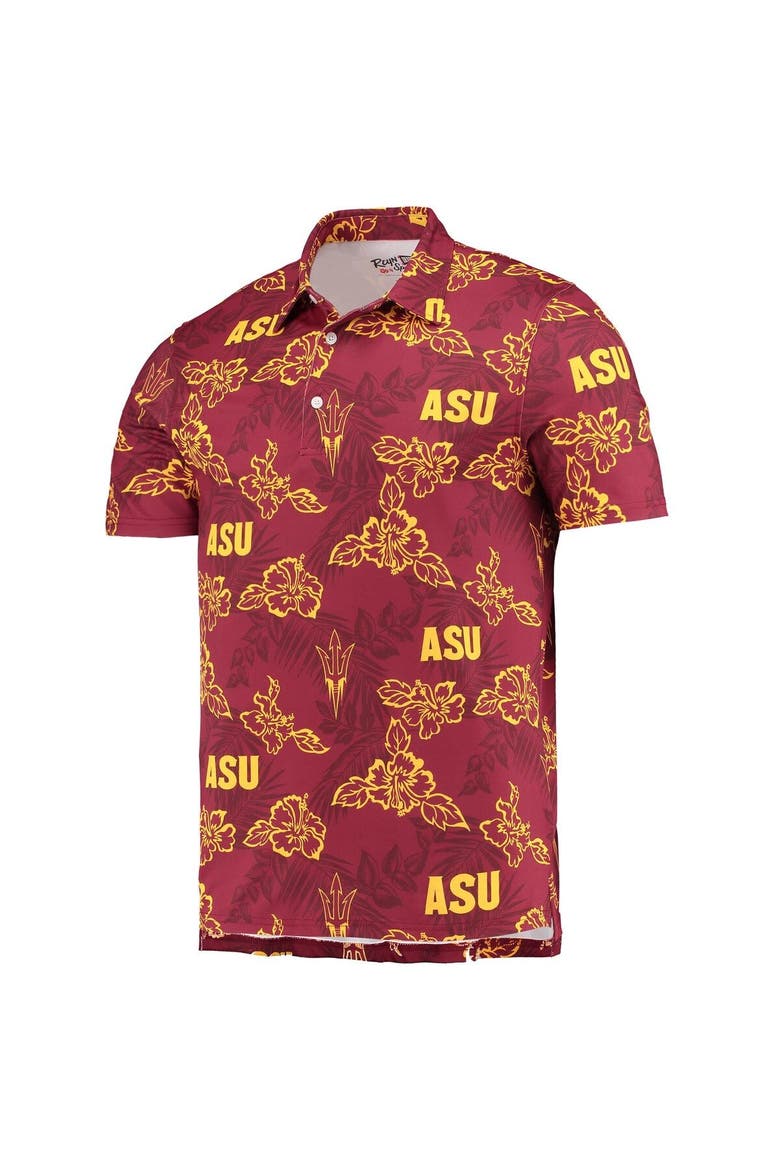 Men's Reyn Spooner Maroon Arizona State Sun Devils Performance Polo, Alternate, color, Maroon
