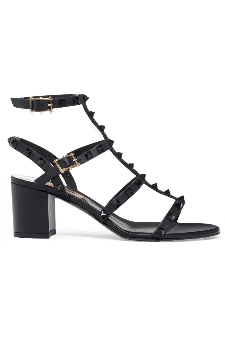 Valentino Garavani Rockstud Block Heel Sandal, Alternate, color,