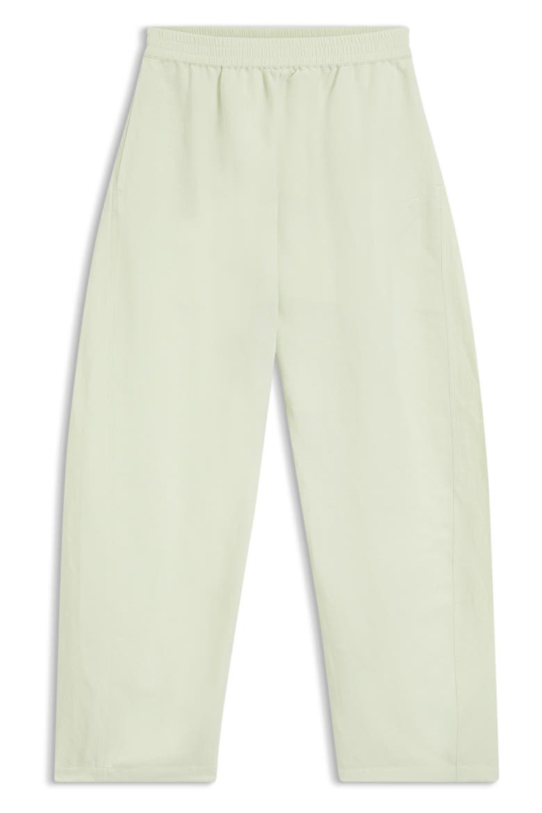 Linen Blend Balloon Trousers, Alternate, color, CUCUMBER