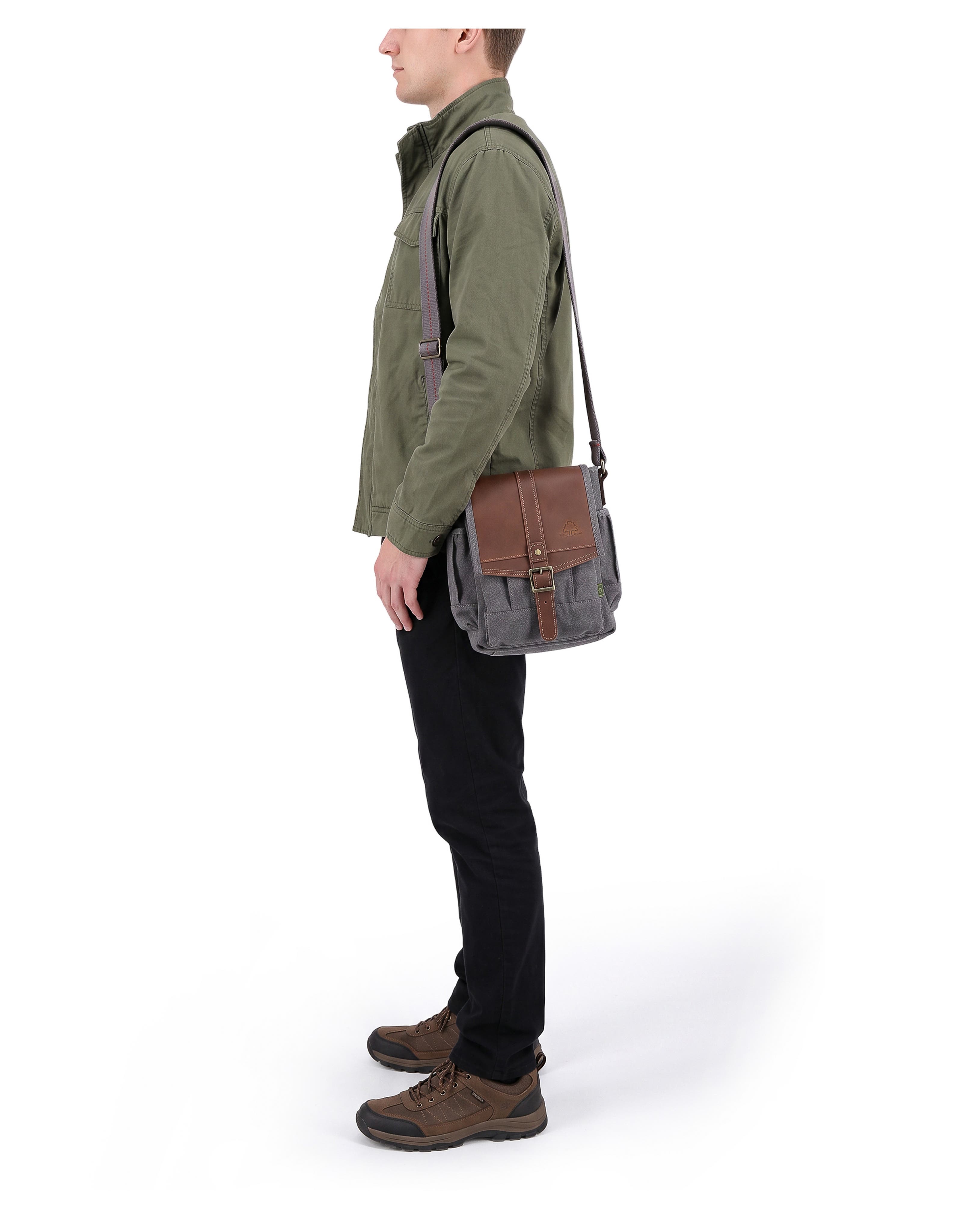 TSD Brand Turtle Ridge Canvas Flap Crossbody Bag | Nordstrom