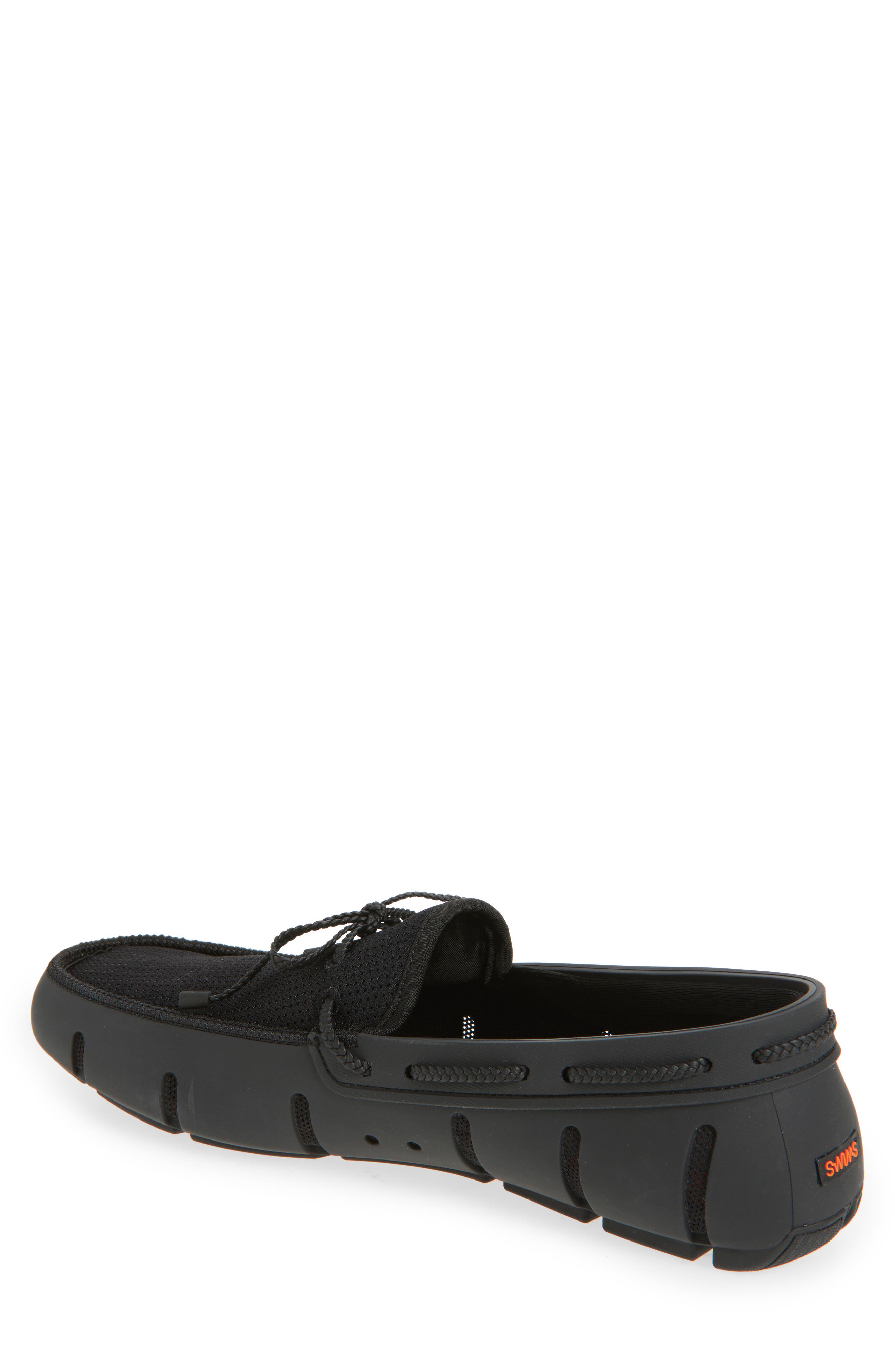 Swims Braided Lace Loafer, Alternate, color, Black
