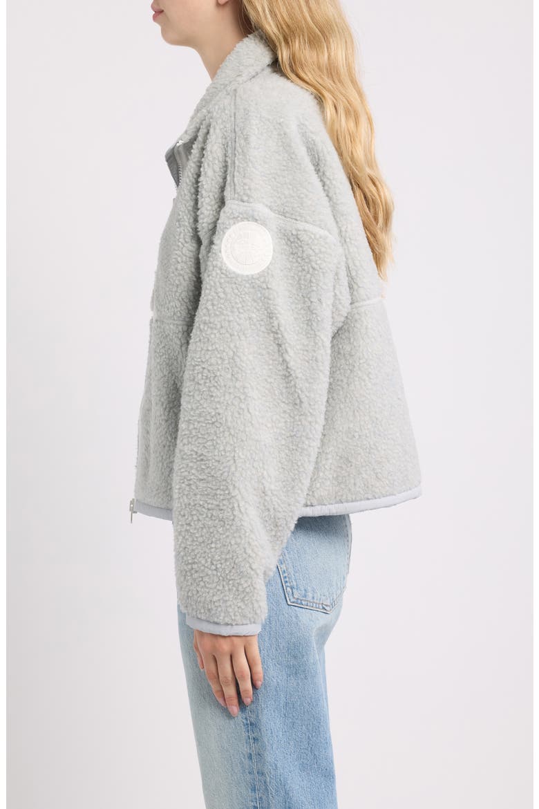 Simcoe Wool Blend Fleece Jacket, Alternate, color, SILVERBIRCH HEATHER