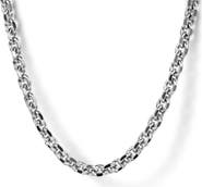 Gabriel & Co. Men's Sterling Silver Cable Chain Necklace
