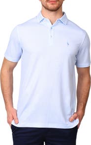 TailorByrd Geometric Floral Modal Blend Polo