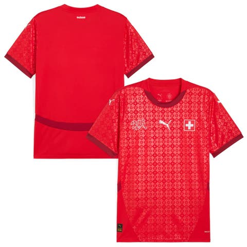 Men's Puma  Red Switzerland National Team 2025 Replica Jersey