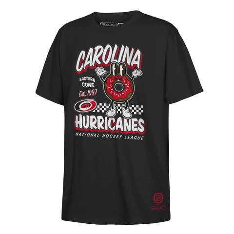 Youth Mitchell & Ness Black Carolina Hurricanes Concession Stand T-Shirt