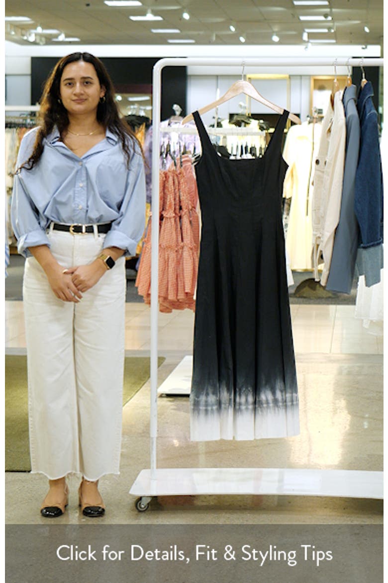 Wells Dip Dye Stretch Cotton Dress video
