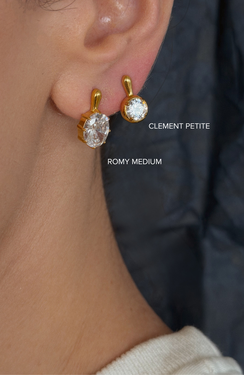 Joiana Jewelry The Romy Earrings, Alternate, color, Onyx / White Silver