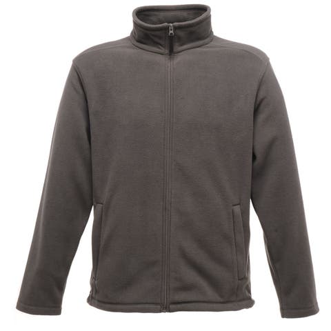 Plain Micro Fleece Full Zip Jacket