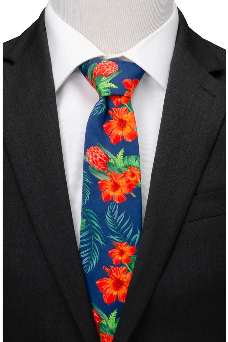 Resort Cuff Links & Tie Set, Alternate, color, MULTI
