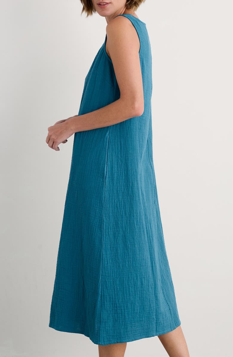 Seasalt Cornwall Helleborne Sleeveless Midi Dress, Alternate, color, 