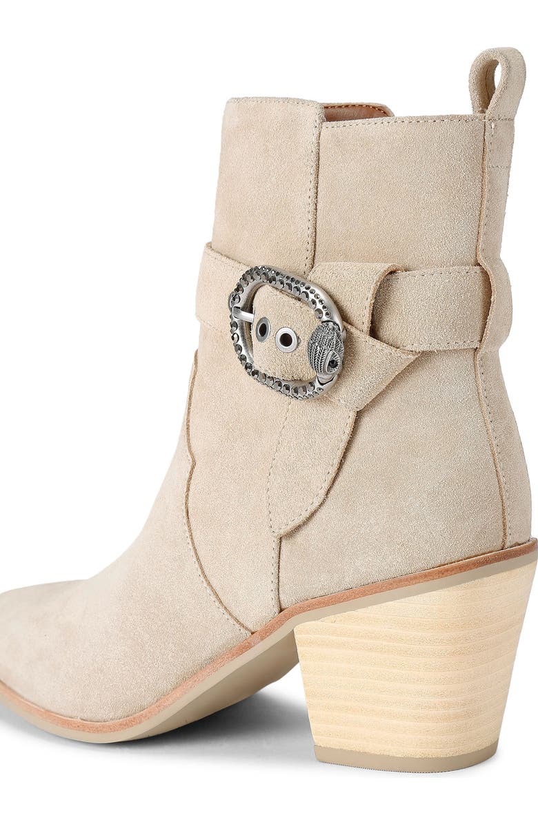 Kurt Geiger London Mayfair Belt Bootie, Alternate, color, Dark Beige