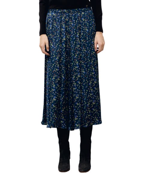 Tulipe Meadow-kissed Gathered Midi Skirt