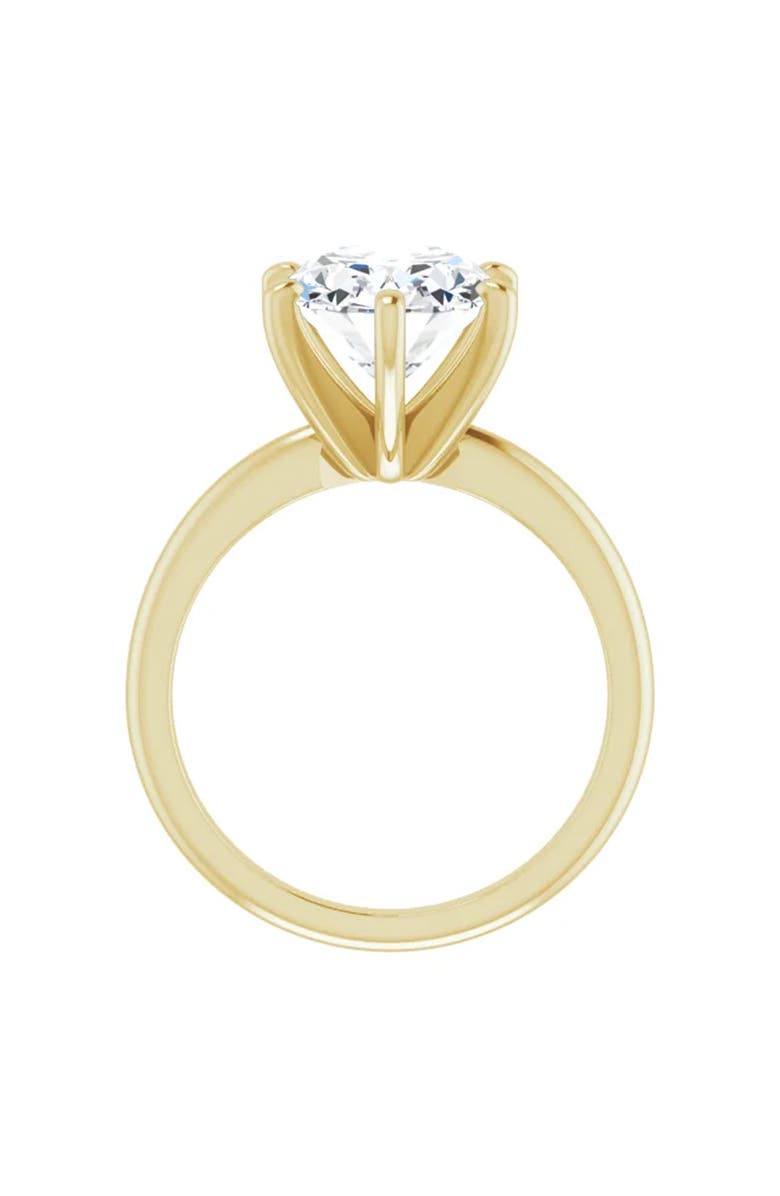 Bliss Diamond 3 Ct Oval Moissanite Solitaire Engagement Ring 14k Gold, Alternate, color, 14K Yellow Gold