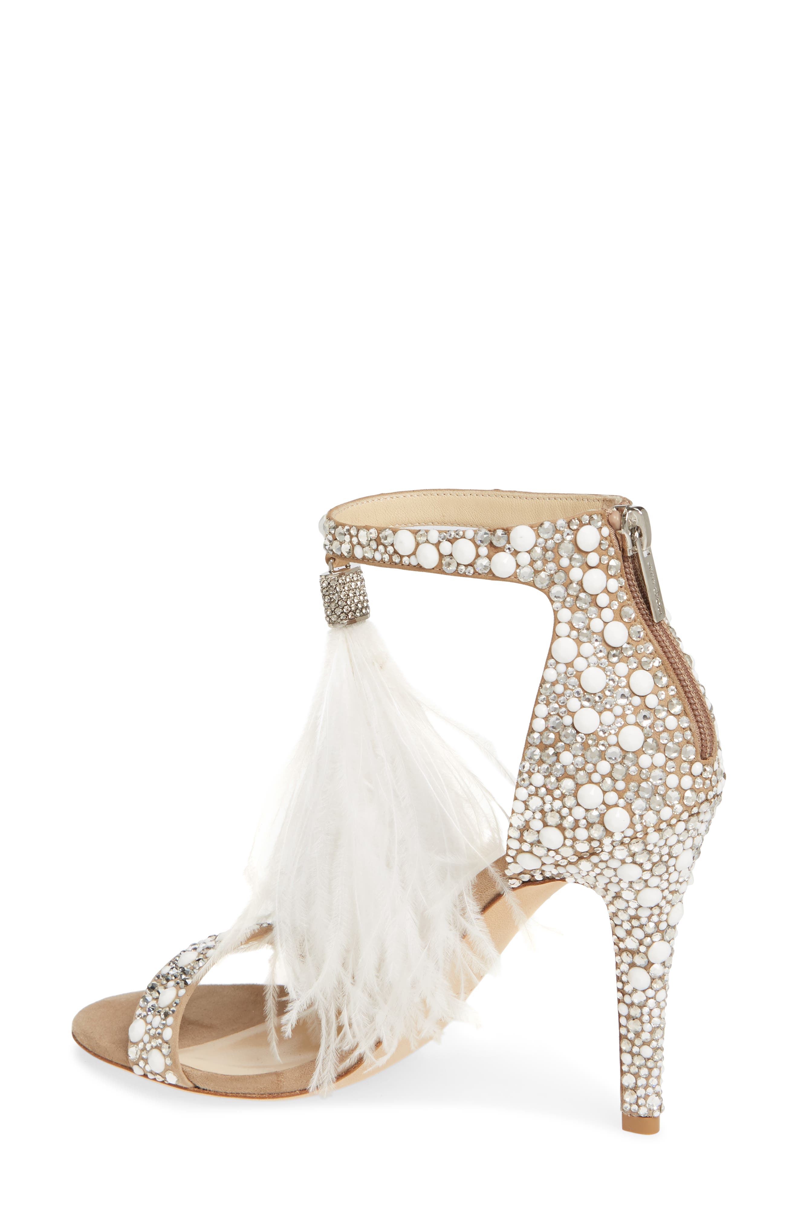 Jimmy Choo Viola Crystal Embellished Ankle Sandal, Alternate, color, 