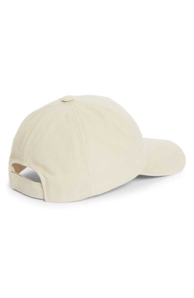 Isabel Marant Tyron Embroidered Logo Cotton Canvas Baseball Cap, Alternate, color, 