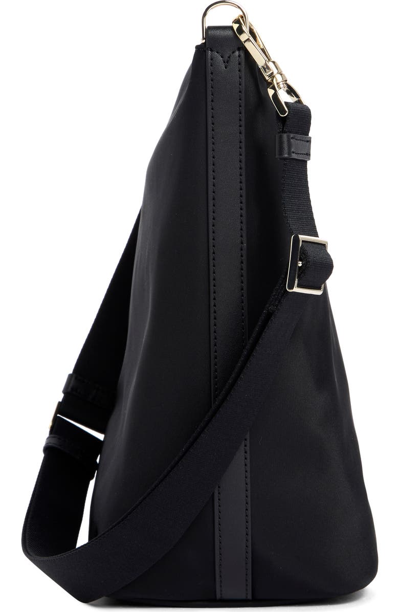 Kate Spade New York large chelsea nylon crossbody bag, Alternate, color, Black